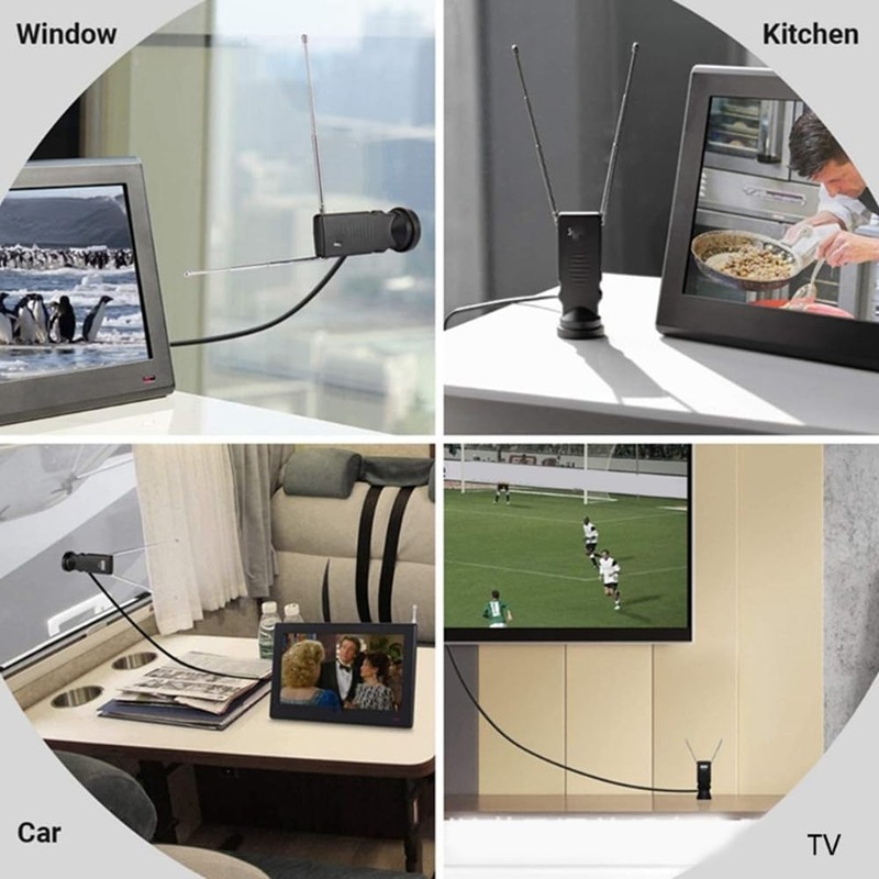Snblzhef Upgraded Aerial ABS Plastic Antenna Enhances Your Digital Reception