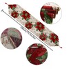 CGVG Table Runner Christmas Modern Table Runner Winter Reusable Christmas