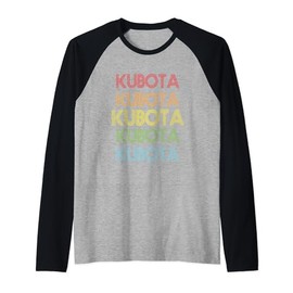 Kubota Name Raglan Baseball Tee