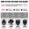TRIANGLE Motorcycle Helmets Full face Helmet for Adults Men and