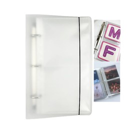 Small Photo Album Binder 4x4 Hold 160 Photo with Covers, 4x4 Album Book Clear Inner Page Plastic Picture Album with Sleeves Refillable for Square Prints Picture Artwork, Wedding Family Baby Photo