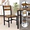 Hooseng Dining Table Set for 4, Wood Kitchen Table Chairs
