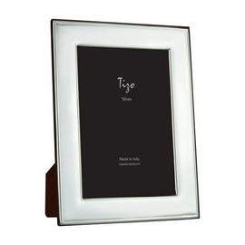 Tizo 4" X 6" Silver Frame Plain/Smooth Made in Italy…