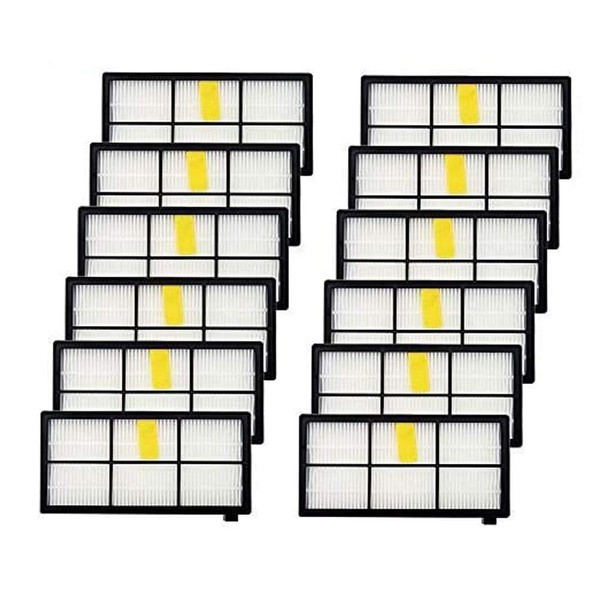 Roomba Dust Cut Filter for iRobot Roomba 800 900 870 Series Compatible with 870 880 980 980 Set of 12