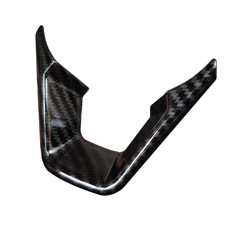 ruihe 3PCS Carbon Fiber Folor Steering Wheel Cover Fit for