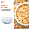 GRIRIW Ceramic Baking Dish Round Pie Plate Deep Baking Dish