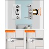 Jiayi 2 Pack Invisible Door Catch For Closet Adjustable Brass
