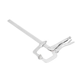 Walfront Quick Release Bar Clamps Heavy Duty Clamp Vise Chrome Vanadium Steel Adjustable Sliding Rod Pliers for Woodworking Welding(C11-Slider), Strong Forceps