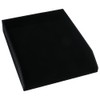 Risedot Black Leather Letter Tray Desk Organizer Document Holder Perfect