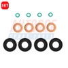 Fuel Injector Seal Washer O-Ring Set For SEAT Altea Leon