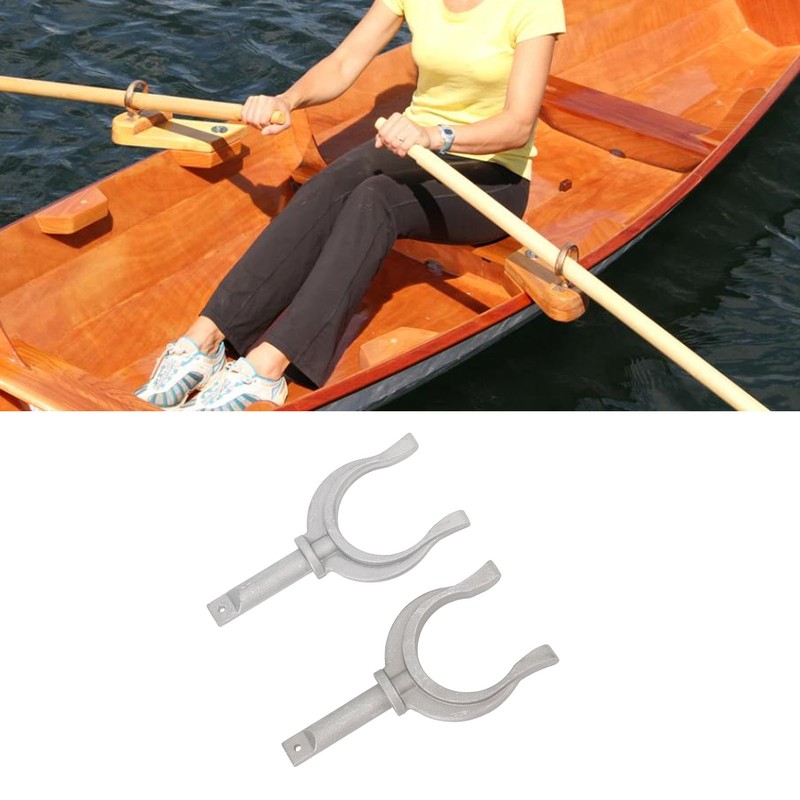 2Pcs Rowlock Socket Bracket 2in Aluminum Portable Durable Side Mount