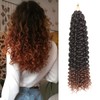 8 Packs GoGo Curl Crochet Hair 18 Inch Long Curly