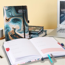 A5 Calendar 2025/2026 - Weekly Calendar & Appointment, 1 Week on 2 Pages with Monthly Overview, Student Planner, Study Planner, Family Planner for School, University, Office, Aug 2025 - Jul 2026