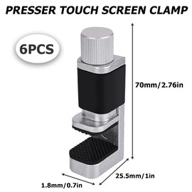 HOMURY Adjustable Metal Clip Attachment Pack of 6, LCD Display Clamp, Mounting Clamps Clip LCD Screen, Phone Screen Repair Tools, Adjustable Repair Tool for Smartphone Computer