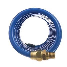 Blue Coiled Vinyl Hose, 108"
