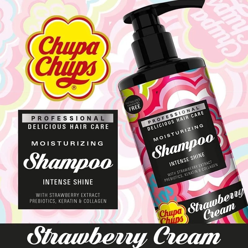 CHUPA CHUPS Shampoo Strawberry Cream 375ml