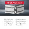 8020, 40-4080, 40 Series 40mm x 80mm 40x80 T-Slotted Aluminum