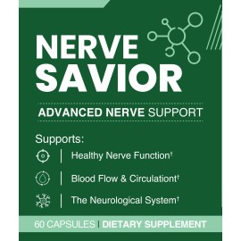 Nerve Savior Health Supplement 60 Capsules Genuine Nerve Savior