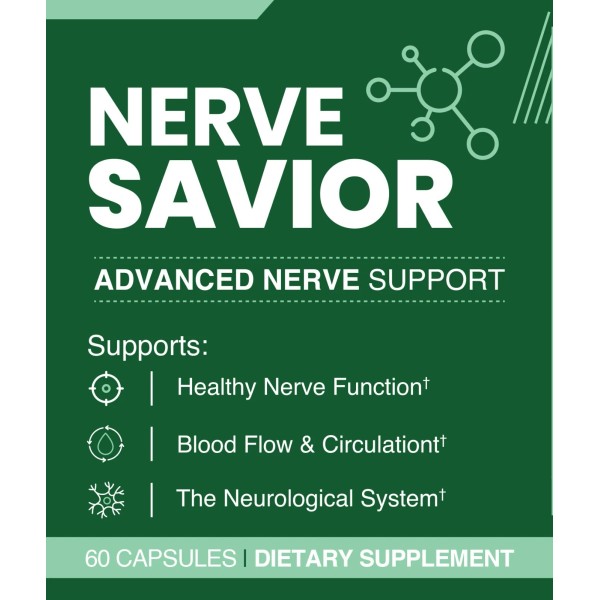 Nerve Savior Health Supplement 60 Capsules Genuine Nerve Savior