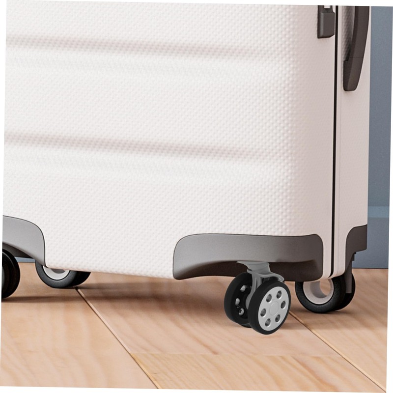 WHAMVOX 2 Pairs Silent Swivel Luggage Wheels, Universal Fit, 360-Degree