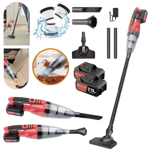 Unbranded Cordless Vacuum Cleaner LED 3 in 1 Rechargeable Lightweight