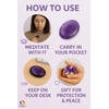 Amethyst Worry Piece – Natural Amethyst with Thumb Indent for