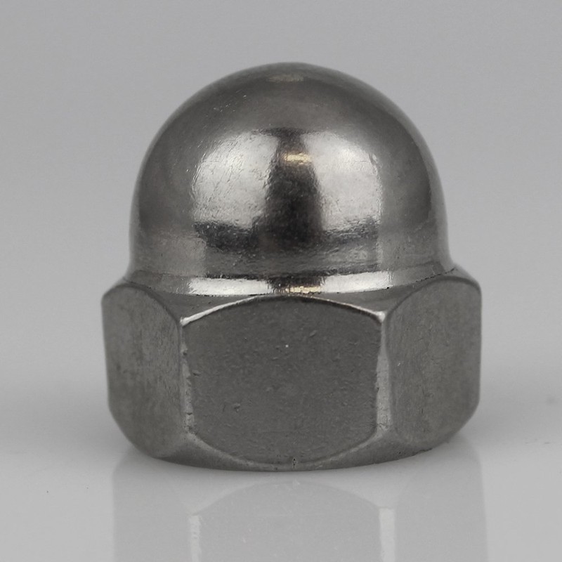 Acorn Nuts M16 High Shape DIN 1587 Stainless Steel A2