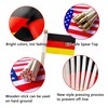 TSMD Germany Stick Flag German Small Mini Hand Held Flags,5x8
