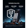 DESLOC C110 Keyless Entry Door Lock with Display (Smart Screen),
