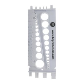 Nut and Bolt Gauge | Metric & Standard Sizer Tool (BCP673)