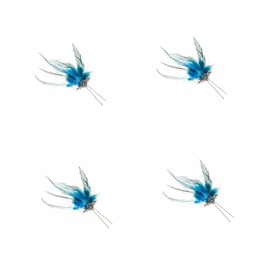 TOVINANNA 4pcs Vintage Hair Sticks for Long Hair Elegant Inlaid Hairpins with Flowing Tassel Handmade Chinese Chopsticks for Parties and Weddings