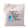 VAMSII Book Lover Tote Bag Book Shoulder Bag Funny Book
