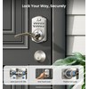 Veise Keypad Door Lock with Handle, Keyless Entry for Front