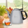 1.2L Stove-top Teapot Stainless Steel Tea Coffee Pot Kettle with