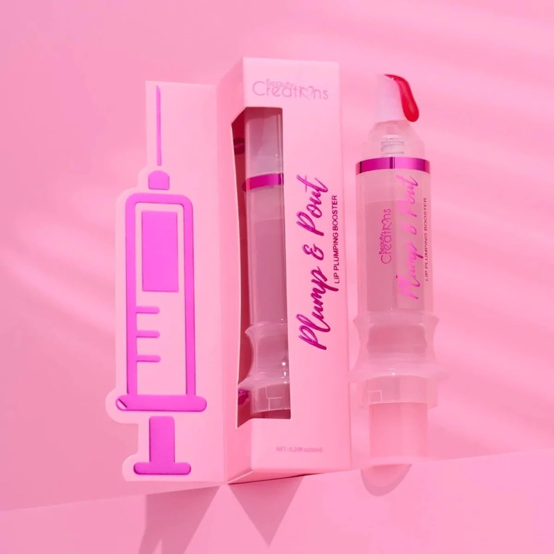Lipgloss Voluminizador Plump & Pout Beauty Creations 4 Tonos (Legally