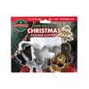 R&M International Christmas Over The Edge Set, 3 Pieces Cookie Cutters, Normal, Stainless Steel