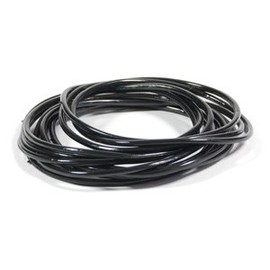 Black Jelly Bracelets Shag Bands x 12