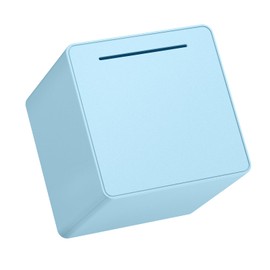 hizgo Adults Assembly Piggy Bank, 6" Large Piggy Bank for Adults/Kids Must Break to Open, Unopenable Money Saving Box for 2025 Cash Saving (Blue)