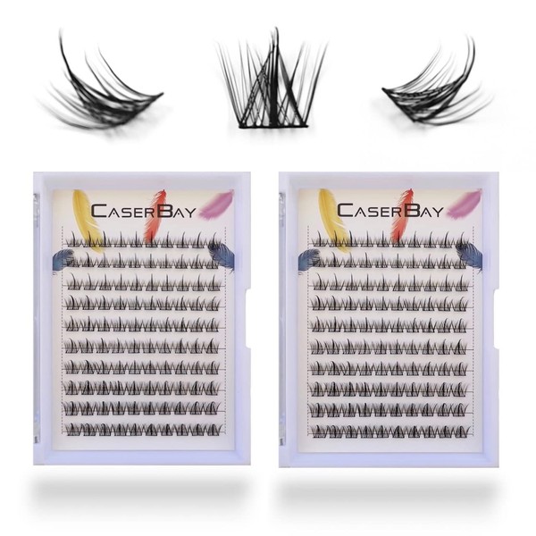 CB Large Mix Tray Cluster Lashes, Mega Trio Wispy Lashes,