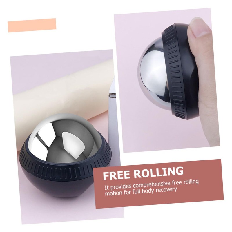 COLLBATH Rolling Massager Ball Portable Ice Therapy Roller for Muscle