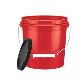 House Naturals 1 Gallon Food Grade Buckets with Lids BPA Free Plastic containers- Pack of 3