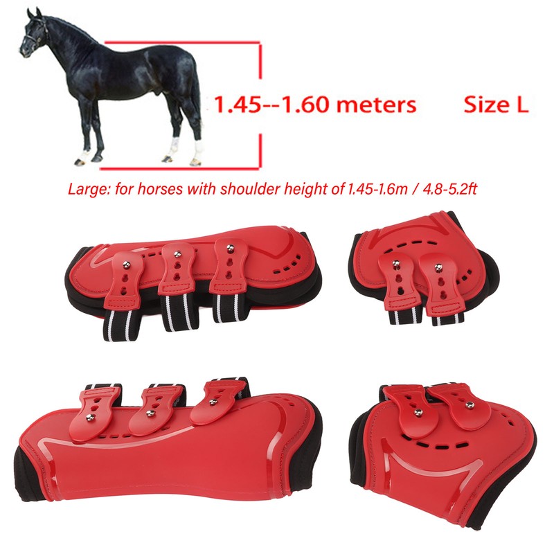Fetlock Horse Boots Lightweight Breathable Wearproof Horse Hind Leg Boots