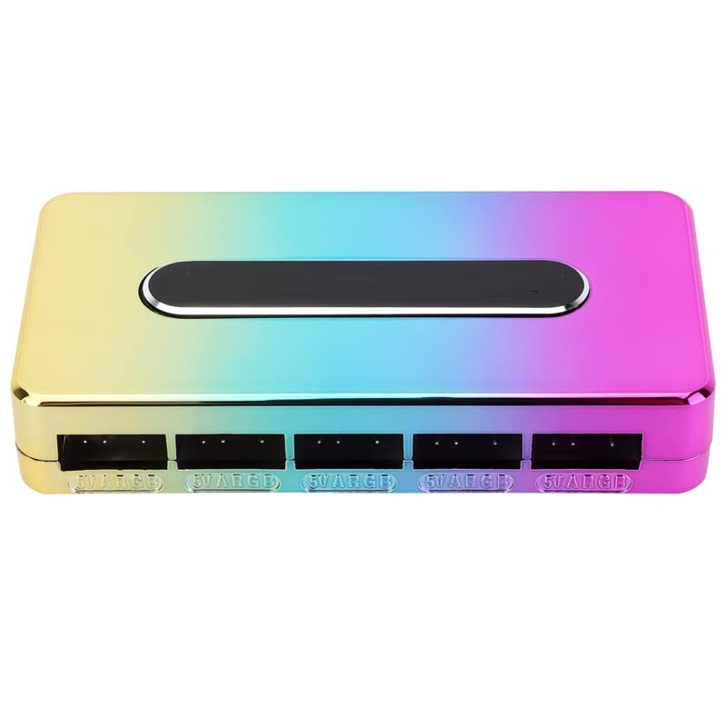 ARGB Fan Hub PC Case Fan Controller 5V 3PIN, Support
