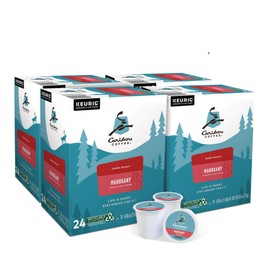 Caribou Coffee Mahogany, Single-Serve Keurig K-Cup Pods, Dark Roast Coffee, 96 Count