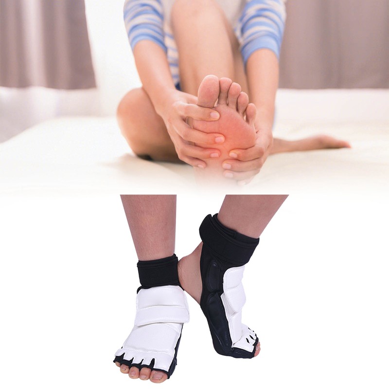 Taekwondo Foot Protector Double Fixation Elastic Cloth Surrounding Design Comfortable