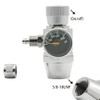 Daiilg Aquarium CO2 Regulator Aquarium Regulator CO2 Regulator 2000psi Pressure