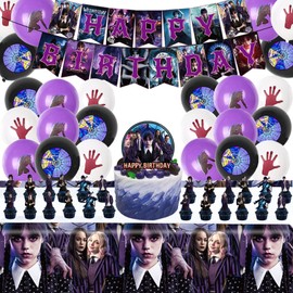 Kit Compleanno Bambini, 45 Pieces Compleanno Festa Deco, Bambini Festa Deco con Bandiera di Compleanno, Ballon etc, Decorazioni di Compleanno Per Bambini