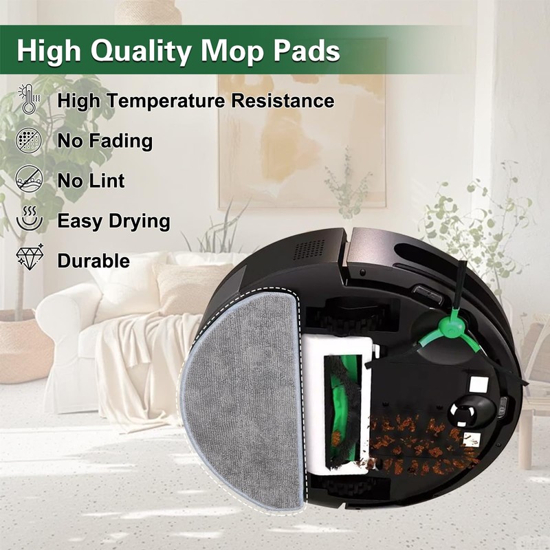 VIEWALL - Juego de 6 trapos compatibles con iRobot Roomba