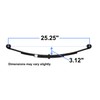 TRP Double Eye Spring (3-Leaf) - 1,000 Lb Capacity - 25-1/4 Inch X 1-3/4 Inch - Single