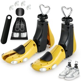 Osgusila Shoe Stretcher Women Men, Boot Stretcher Men, Shoe Tree Adjustable Width Length for Wide Feet (Pack of 2, For Women size 10-14, Men's 8.5-14)